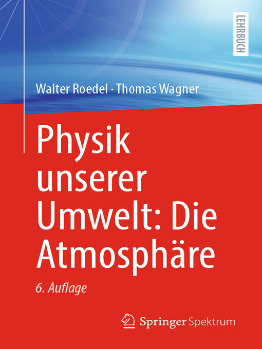 Title details for Physik unserer Umwelt by Walter Roedel - Available